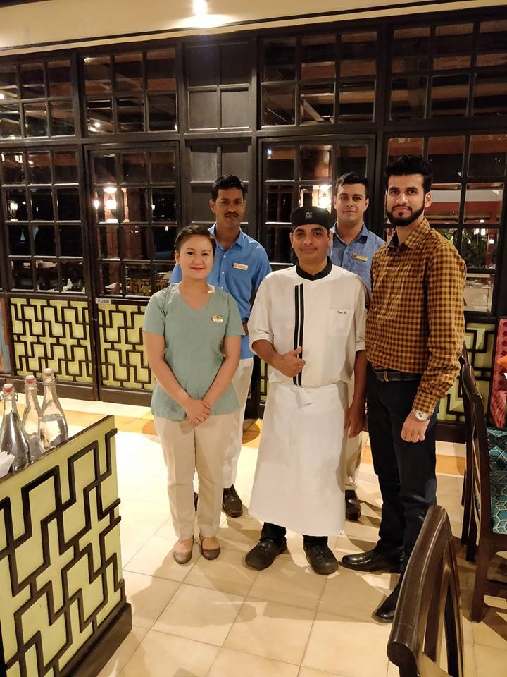 Chef and Staff in Banayan Tree - Taj Hotels