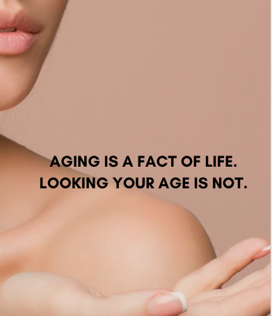 Aging is a fact of life. Looking your age is not.
